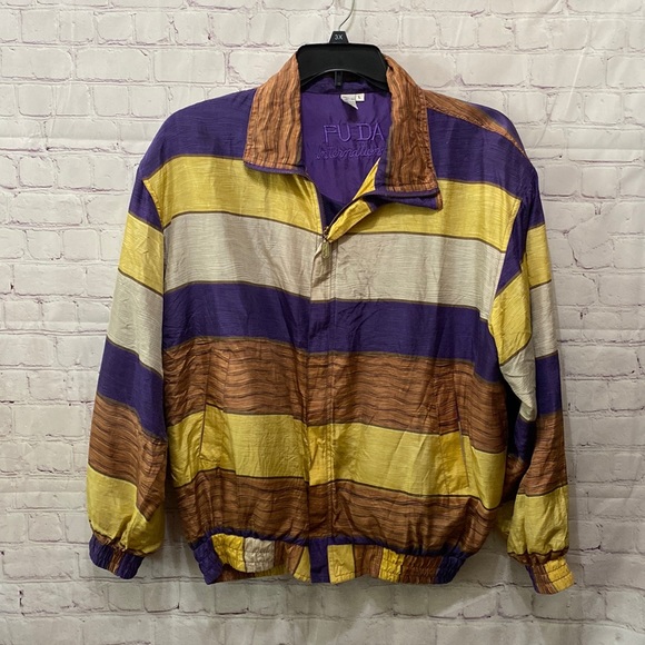 Vintage Fuda International 100% Silk Jacket - Picture 1 of 5